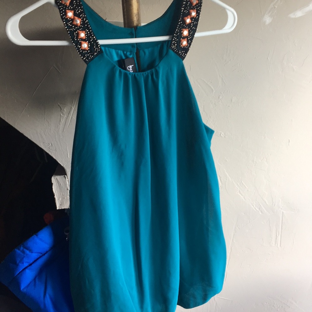 Teal tank